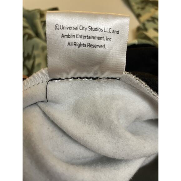 Jurassic Park Universal Pullover Green Dinosaurs Camouflage Sweater Size S - Picture 5 of 8